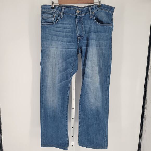 Mavi Jeans Womens Sz 18 Zach Straight Leg Medium Wash Blue - Picture 1 of 5